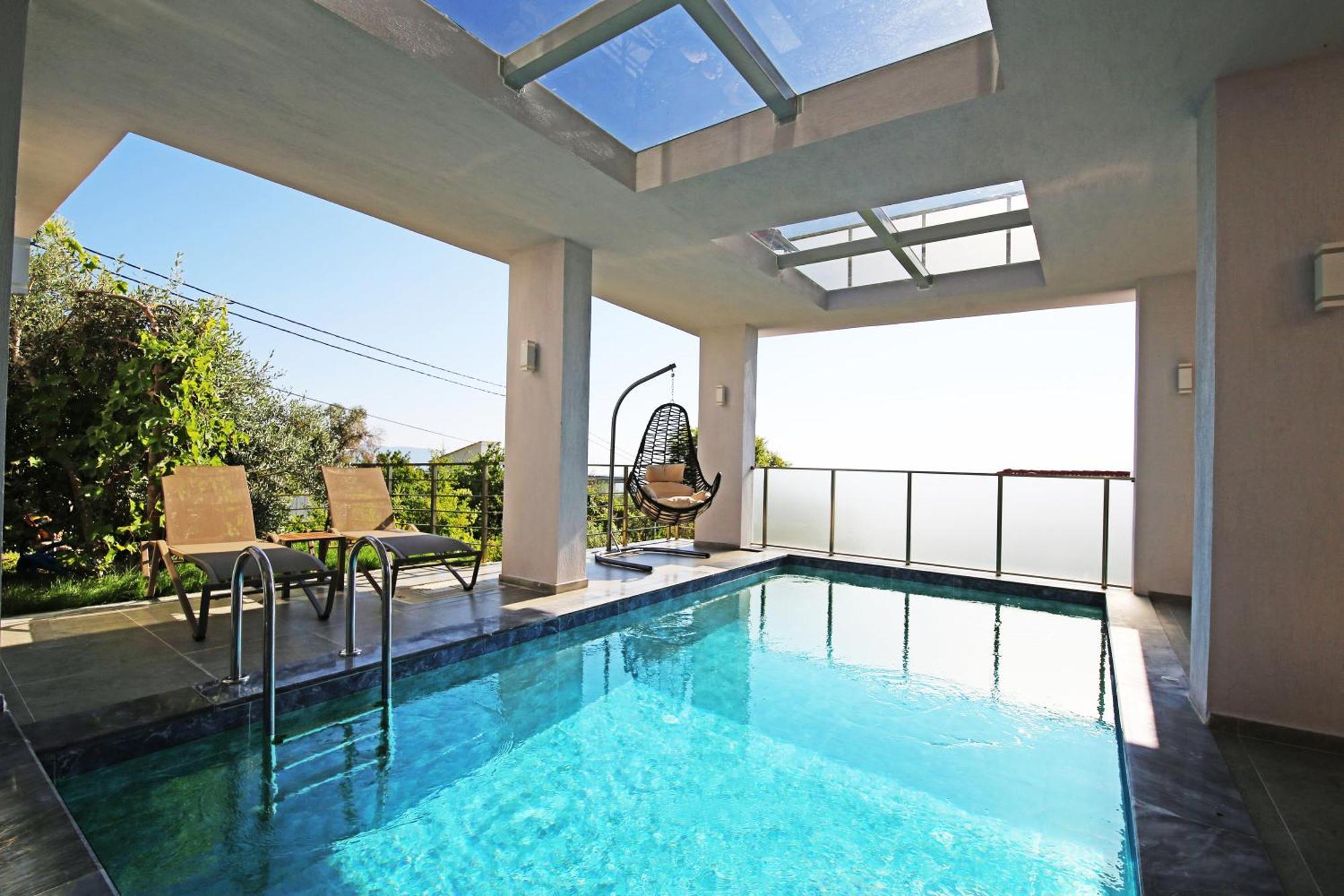 Villa With A Private Heated Pool, Jacuzzi, Overlooking Spectacular Views Of The Sea คาช ภายนอก รูปภาพ